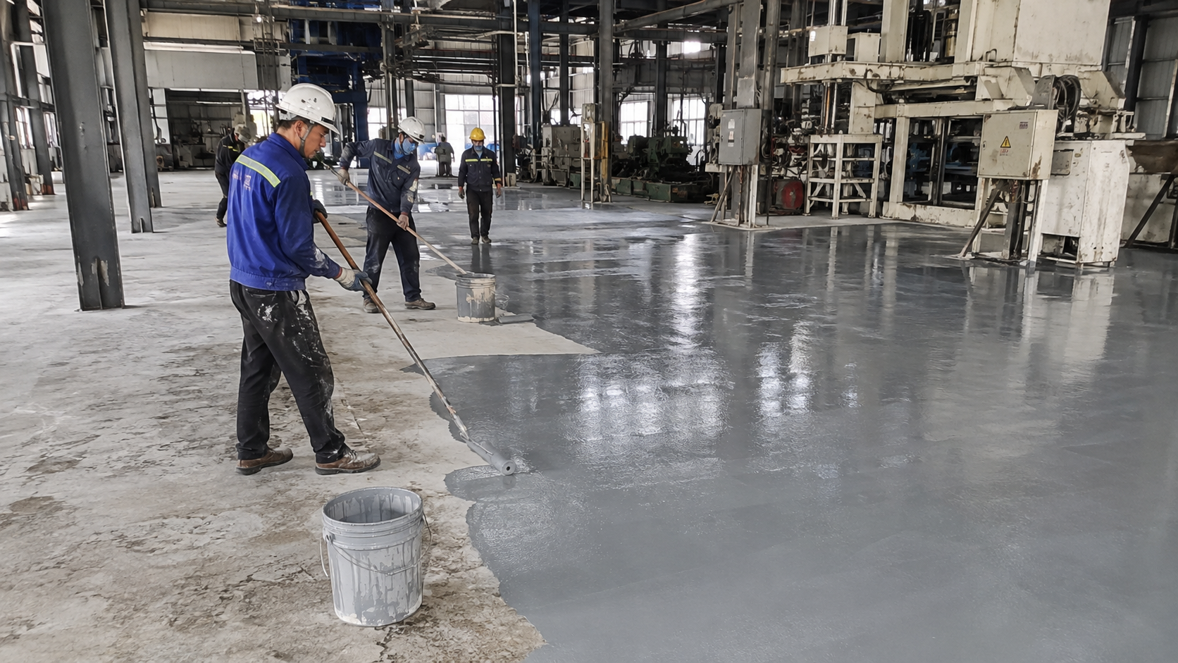 Thi Công Sàn PU Công Nghiệp Cho Nhà Máy Tại Quận 6 – Giải Pháp PU Flooring Bền Hóa Chất, Chịu Tải Cao