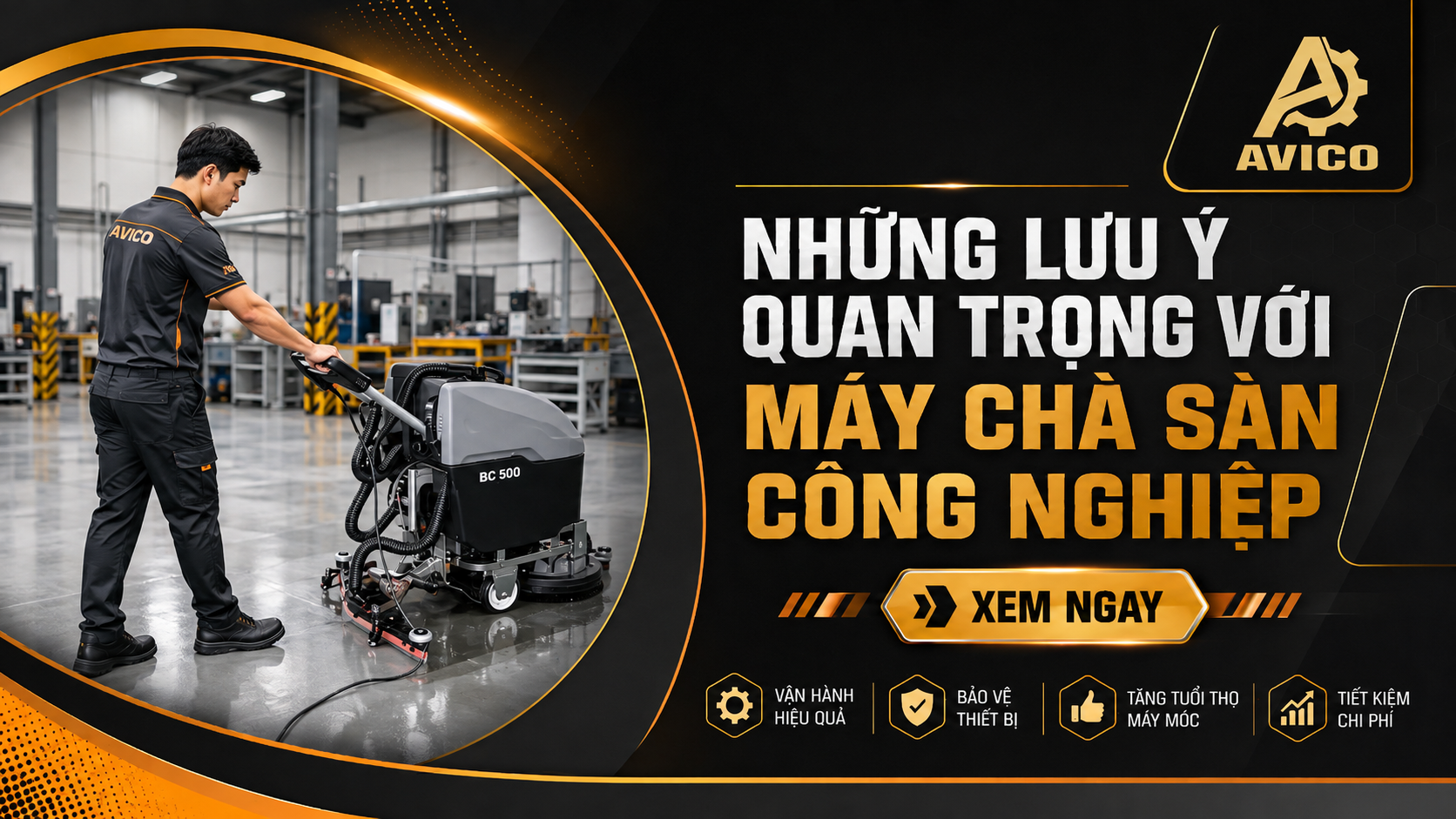 Những điều cần lưu ý khi sử dụng máy chà sàn