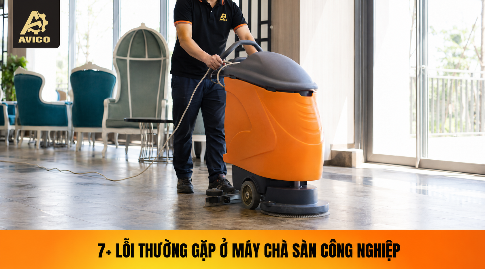 7+ Lỗi thường gặp ở máy chà sàn công nghiệp