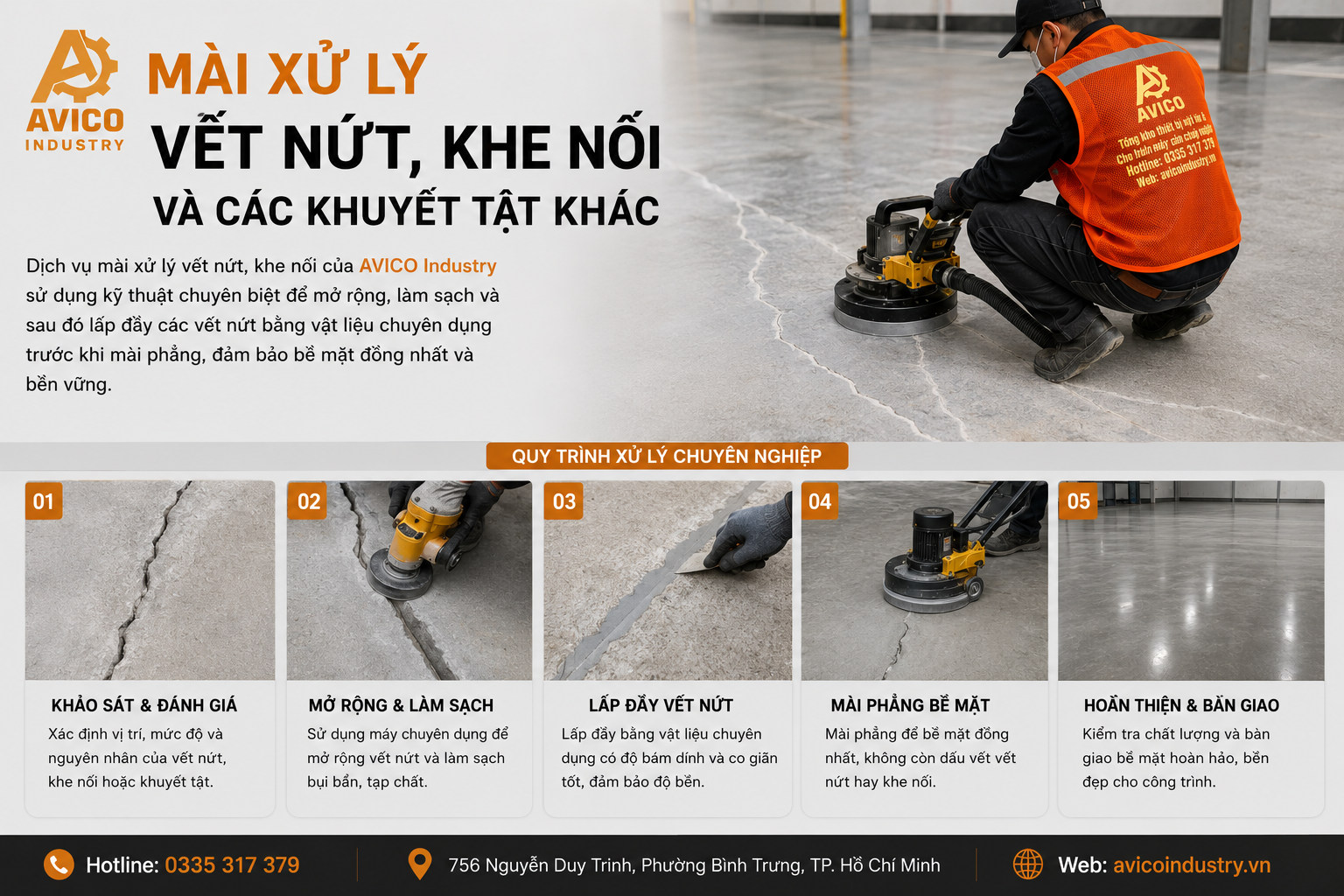 Dịch Vụ Mài Hoàn Thiện Các Hạng Mục Bê Tông Chuyên Nghiệp 5 ab754a92 f783 4300 ae6d a2e8bdef7ee8
