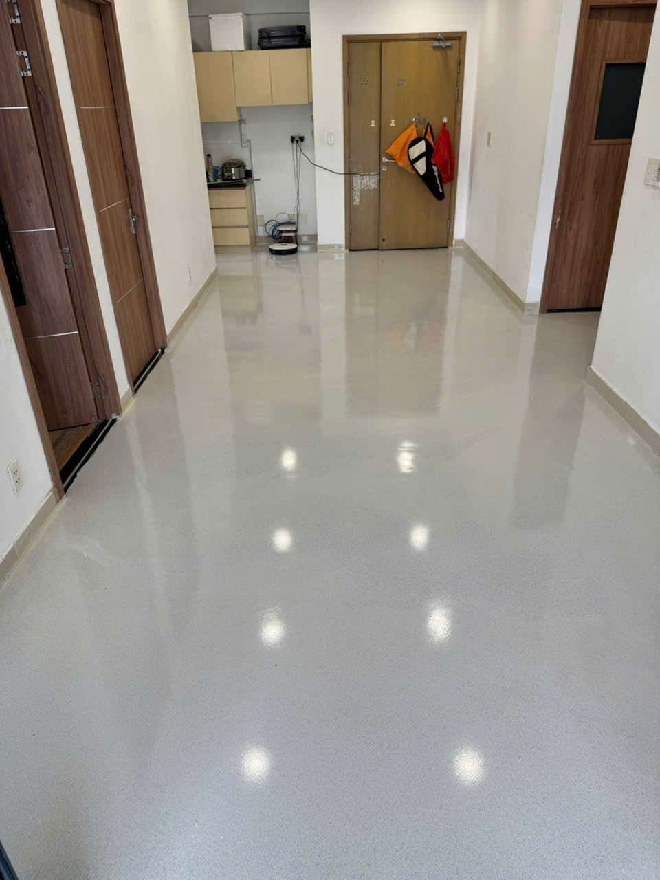 thi công sơn tự sơn giả đá chung cư