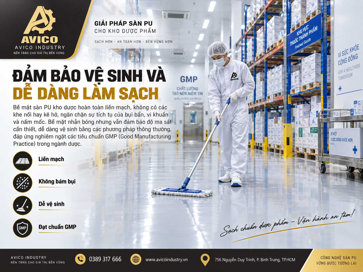 Sàn PU kho dược: Giải pháp tối ưu cho môi trường vô trùng 3 9c9732bf 8fc8 4306 92e7 cc19a64922c4