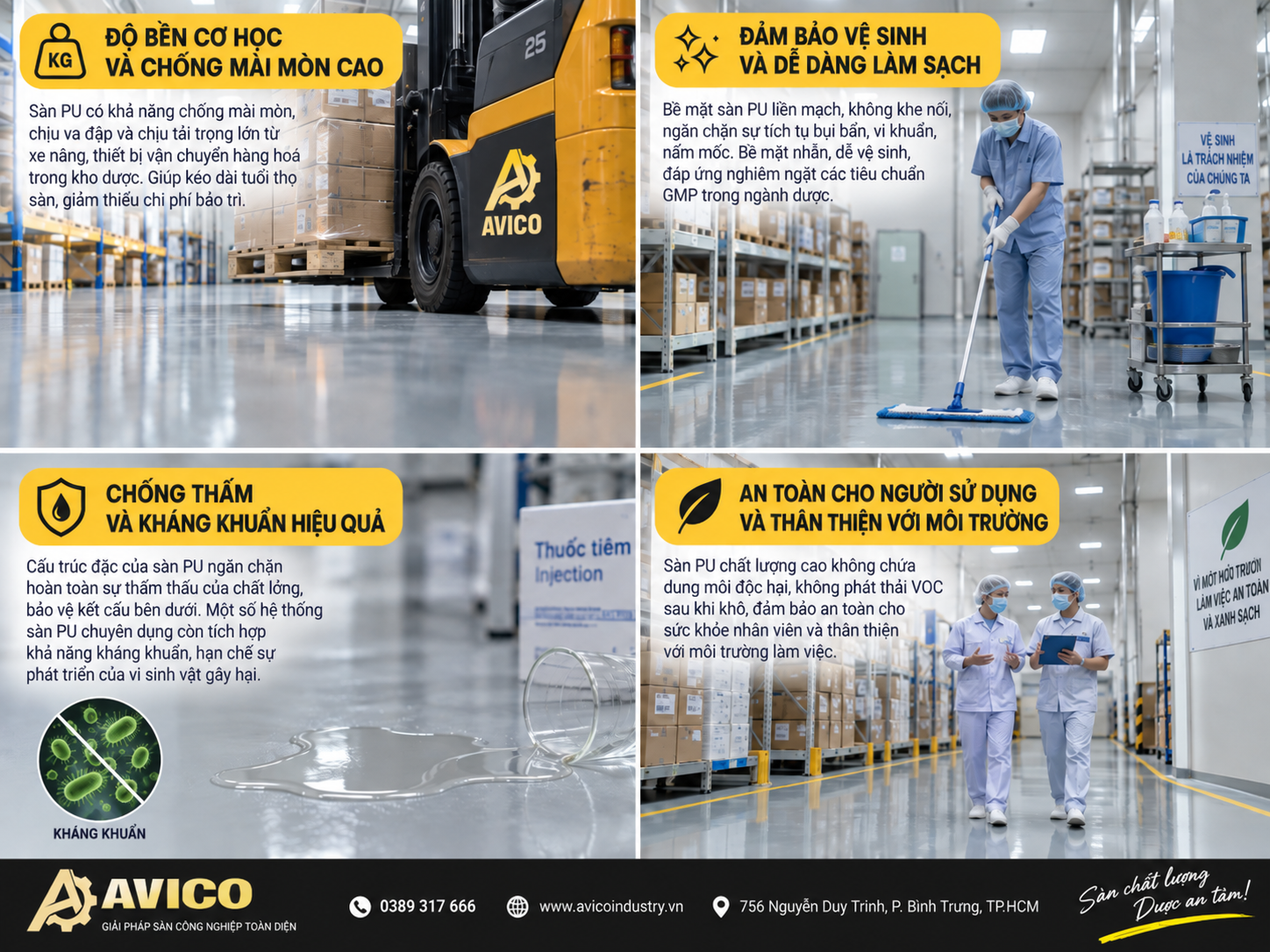 Sàn PU kho dược: Giải pháp tối ưu cho môi trường vô trùng 5 f358c5fd 63b5 4766 a912 c0f214442427