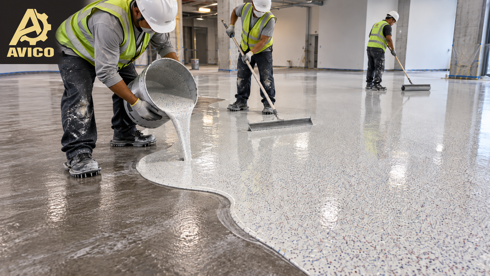 Sơn Epoxy giả đá